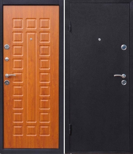 Дверь входная металлическая ЙОШКАР левая, 960*2050мм МДФ золотой дуб